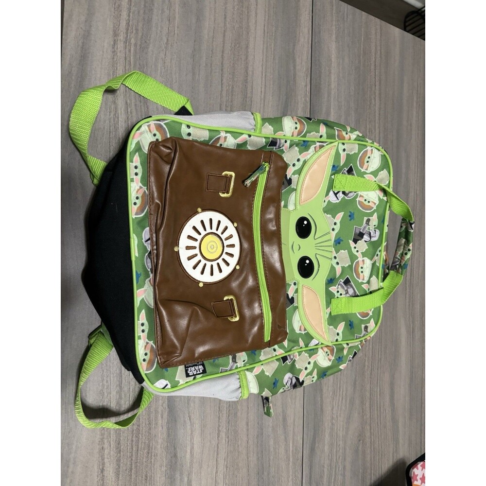 Disney Parks Star Wars The Mandalorian Grogu Baby Yoda Character Backpack Pod